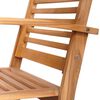 vidaXL Chaises de jardin 2 pcs Naturel 60 x 65 x 76.5 cm