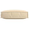 vidaXL Coussin Beige 60 x 60 x 12 cm Tissu Oxford