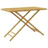 vidaXL Table de jardin pliable 110x55x75 cm bambou