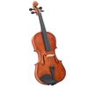 vidaXL Ensemble de violon avec archet et mentonni&egrave;re bois fonc&eacute; 4/4