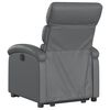 vidaXL Fauteuil inclinable &eacute;lectrique gris similicuir