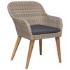 vidaXL Salon de jardin avec coussins 7 pcs Résine tressée