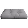 vidaXL Coussin de palette gris 58x58x10 cm tissu