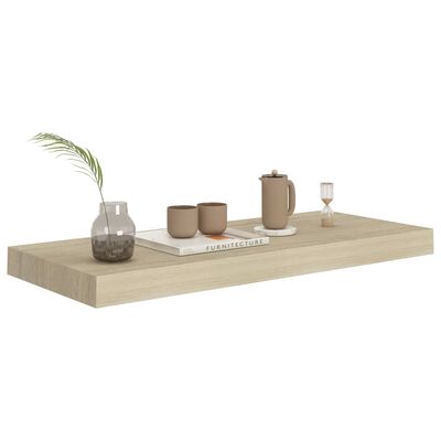 vidaXL Étagère flottante murale chêne 60x23,5x3,8 cm MDF