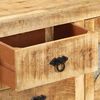vidaXL Buffet 110x30x74 cm Bois de manguier brut