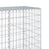 vidaXL Panier gabion avec couvercle 400x50x200 cm fer galvanis&eacute;