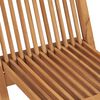 vidaXL Ensemble &agrave; manger d'ext&eacute;rieur pliable 5 pcs Bois solide de teck