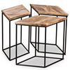 vidaXL Table basse Bois de manguier massif 56x48x40 cm