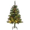 vidaXL Sapin de No&euml;l artificiel articul&eacute; 150 LED 120 cm