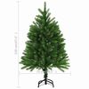 vidaXL Arbre de Noël artificiel aiguilles réalistes 120 cm vert
