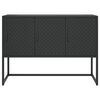 vidaXL Buffet Noir 105x35x75 cm Acier
