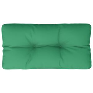 vidaXL Coussin de palette vert 80x40x12 cm tissu