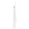 vidaXL Chaises inclinables de jardin lot de 2 Plastique Blanc
