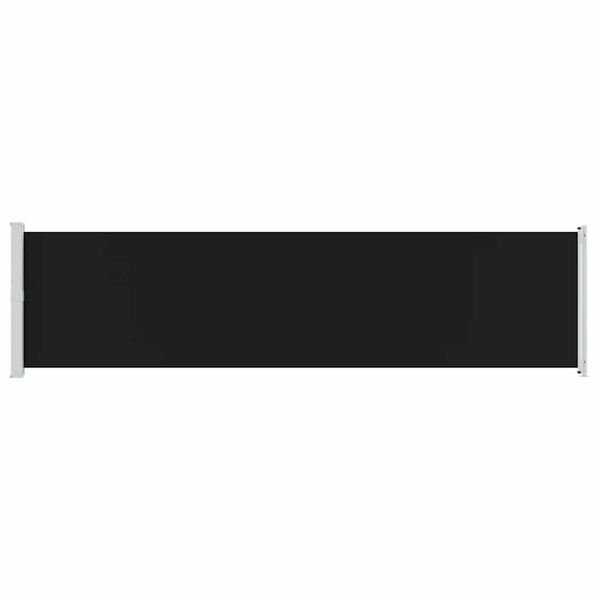 vidaXL Auvent latéral rétractable de patio 600x160 cm noir