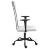 vidaXL Chaise de bureau réglable en hauteur blanc