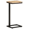 vidaXL Tables d'appoint 2 pcs 31,5x24,5x64,5 cm Bois de manguier brut