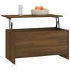 vidaXL Table basse Ch&ecirc;ne marron 102x55,5x52,5 cm Bois d'ing&eacute;nierie