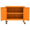 vidaXL Armoire de rangement Orange 60x35x56 cm Acier