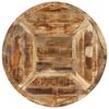 vidaXL Table à dîner Ø150x76 cm bois de manguier massif brut