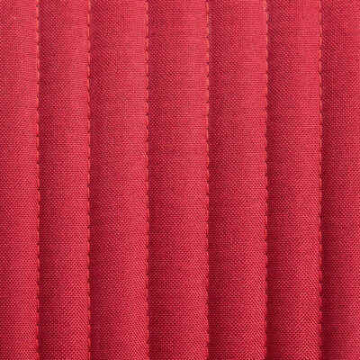 vidaXL Chaises à manger lot de 2 rouge bordeaux tissu