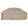 vidaXL Coussin Taupe 110 x 40 x 8 cm Tissu Oxford