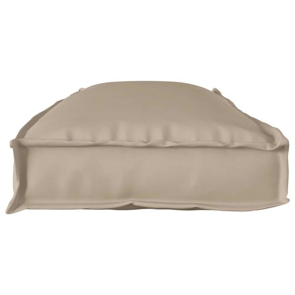 vidaXL Coussin Taupe 110 x 40 x 8 cm Tissu Oxford