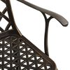 vidaXL Chaises de jardin lot de 4 Aluminium coul&eacute; Bronze