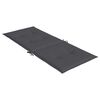 vidaXL Coussins de chaise de jardin à dossier haut lot de 2 anthracite