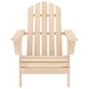 vidaXL Chaise de jardin Adirondack avec table Bois de sapin massif