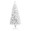 vidaXL Sapin de No&euml;l artificiel avec LED blanc 180 cm fibre optique