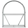 vidaXL Porte-bûches Anthracite 120 x 45 x 140 cm Acier galvanisé