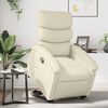 vidaXL Fauteuil inclinable crème similicuir