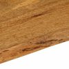 vidaXL Dessus de table 40x40x3,8 cm bord vivant bois massif manguier