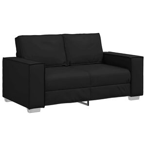 vidaXL Canap&eacute; Noir 160 x 80 x 84 cm tissu