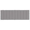 vidaXL Coussin de chaise longue gris 186x58x4 cm tissu oxford