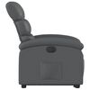 vidaXL Fauteuil inclinable &eacute;lectrique gris similicuir