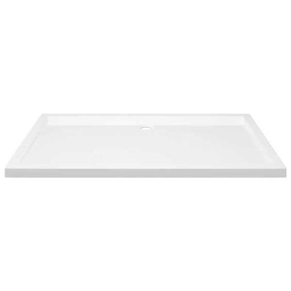 vidaXL Receveur de douche rectangulaire ABS Blanc 70x120 cm
