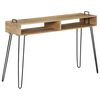 vidaXL Table console Bois de manguier massif 115 x 35 x 76 cm
