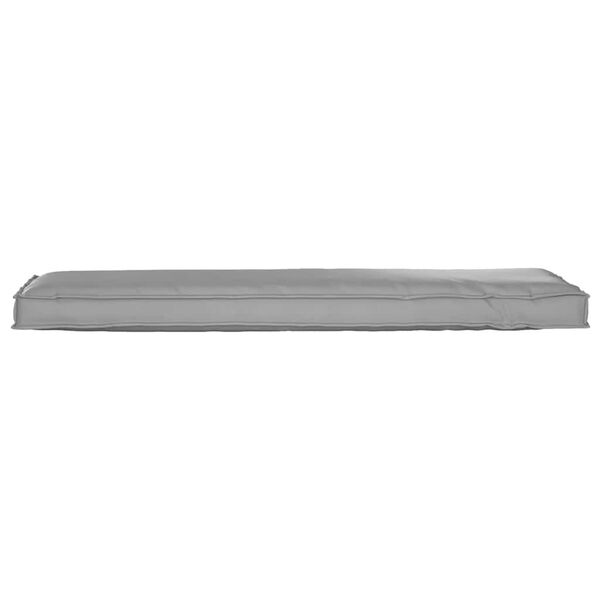vidaXL Coussin Gris 140 x 40 x 8 cm Tissu Oxford