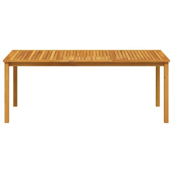 vidaXL Table de jardin 200x100x74 cm Bois d'acacia massif
