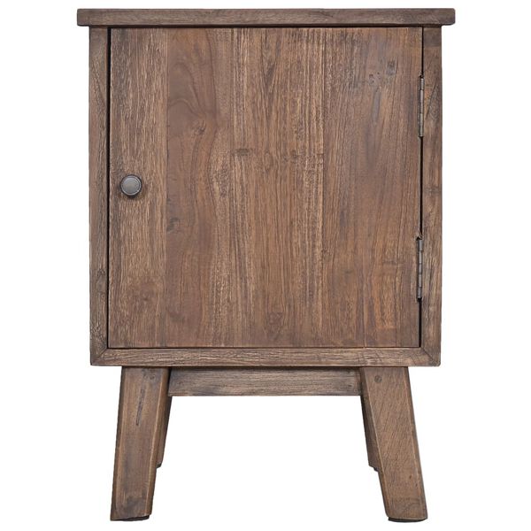 vidaXL Table de chevet 40x30x53 cm Bois de teck solide
