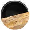 vidaXL Table basse ronde 53x43 cm Bois de manguier massif
