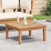 vidaXL Table de Jardin Marron Bois de teck massif