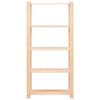 vidaXL &Eacute;tag&egrave;res de rangement &agrave; 5 niveaux 10pcs 80x38x170 cm Pin 250 kg