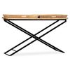 vidaXL Table console Bois de manguier massif 130 x 40 x 80 cm
