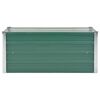 vidaXL Lit surélevé de jardin Acier galvanisé 100x40x45 cm Vert
