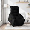 vidaXL Fauteuil inclinable de massage électrique noir tissu