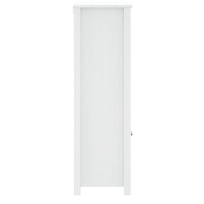 vidaXL Armoire de salle de bain BERG blanc 40x34x110 cm pin massif