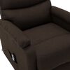 vidaXL Fauteuil Marron foncé Tissu
