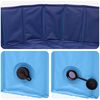 vidaXL Piscine de nage pliable pour chien Bleu 160 x 160 x 30 cm PVC